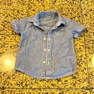 Short sleeve button up for toddlers